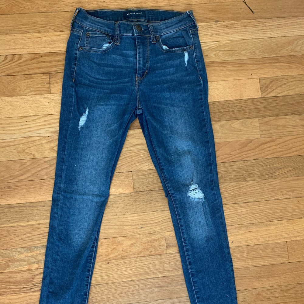 aeropostale high waisted skinny jeans